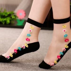 5 new pairs sheer socks